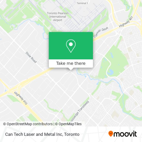 Can Tech Laser and Metal Inc map
