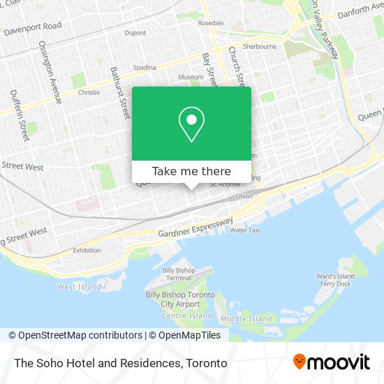 The Soho Hotel and Residences map