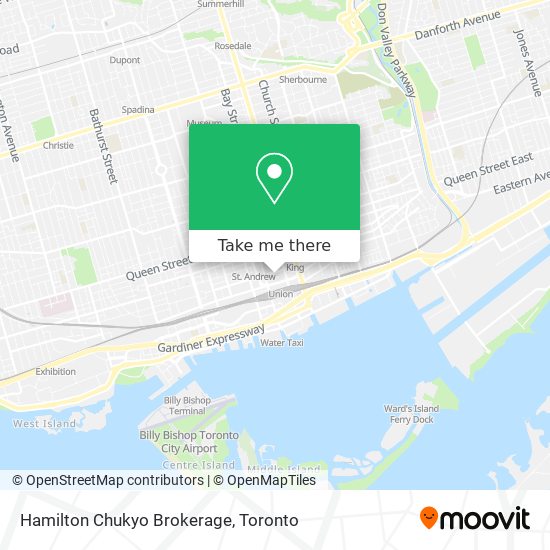 Hamilton Chukyo Brokerage map