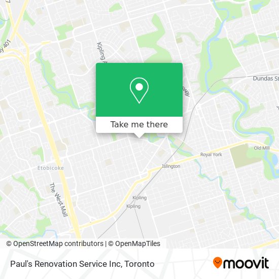 Paul's Renovation Service Inc map