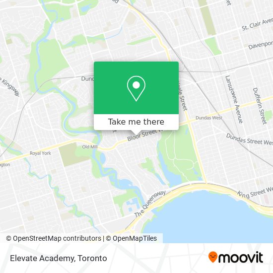 Elevate Academy map