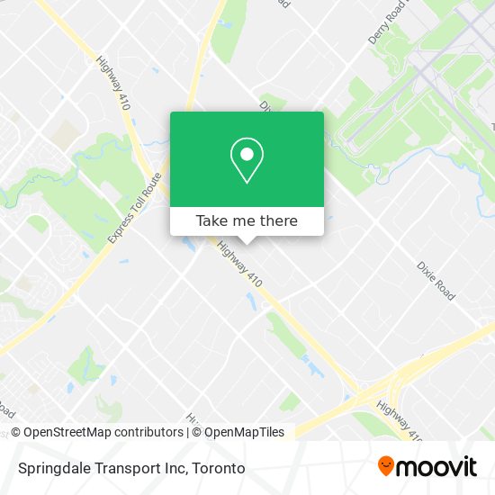 Springdale Transport Inc map