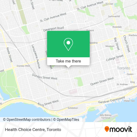 Health Choice Centre map