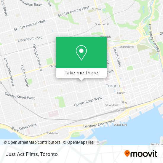 Just Act Films map