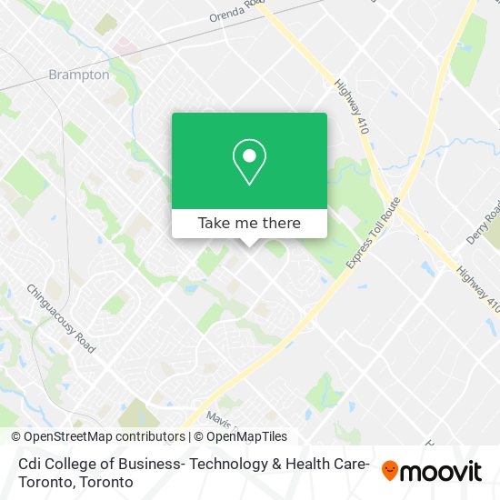 Cdi College of Business- Technology & Health Care-Toronto plan