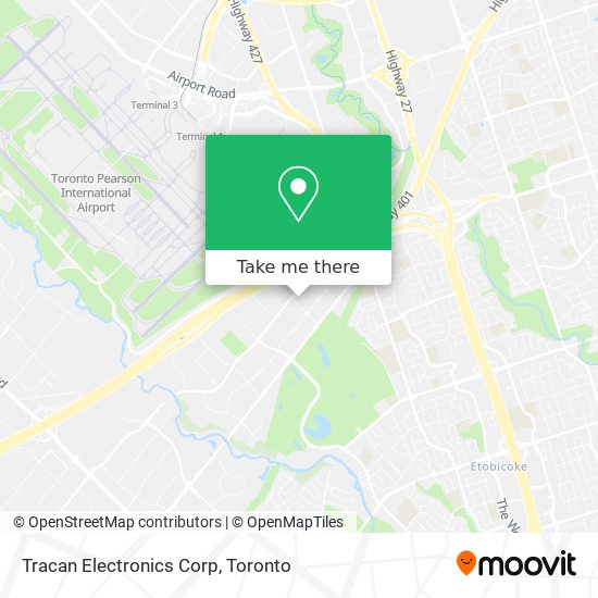 Tracan Electronics Corp map