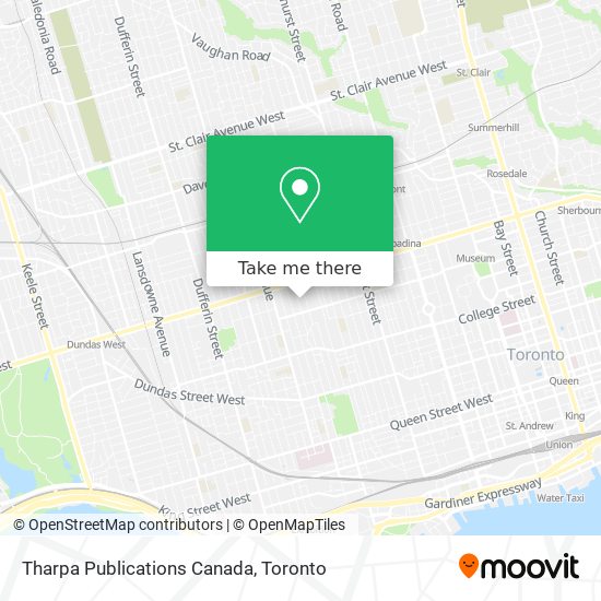 Tharpa Publications Canada map