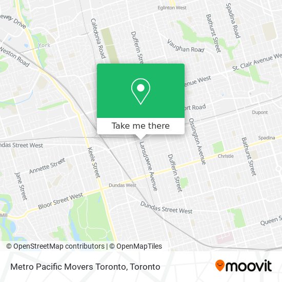 Metro Pacific Movers Toronto plan