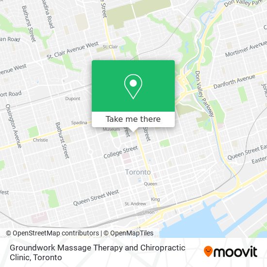 Groundwork Massage Therapy and Chiropractic Clinic plan