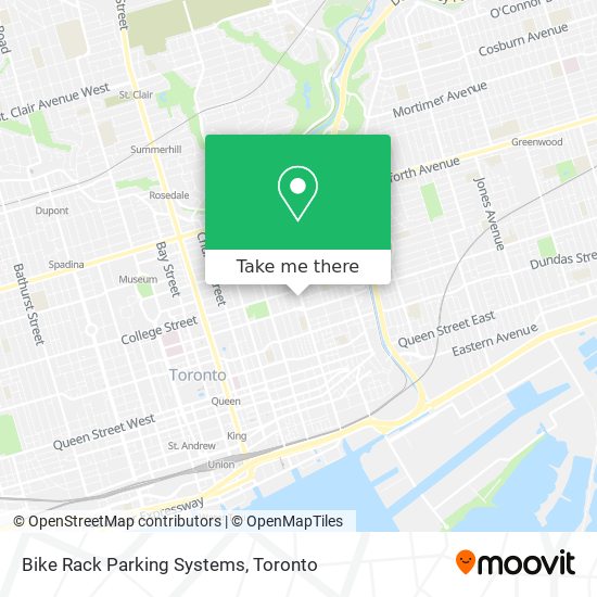 Bike Rack Parking Systems map