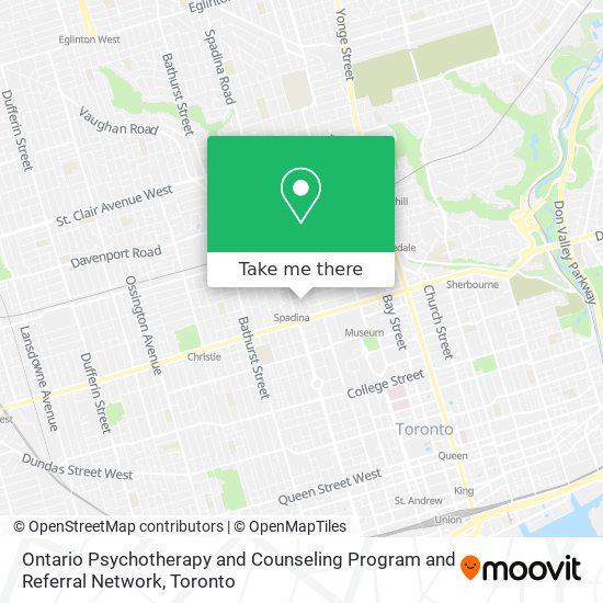 Ontario Psychotherapy and Counseling Program and Referral Network plan