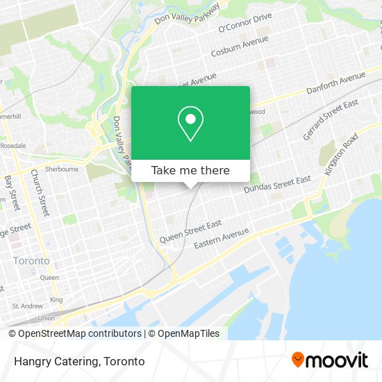 Hangry Catering map