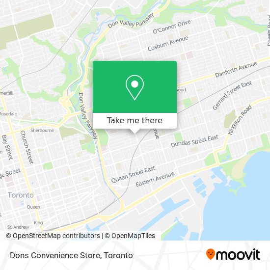Dons Convenience Store map