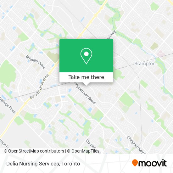 Delia Nursing Services map