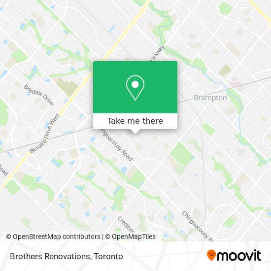 Brothers Renovations map