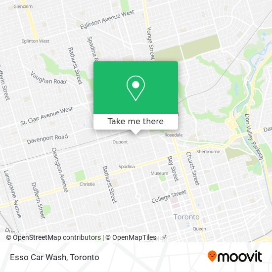 Esso Car Wash map