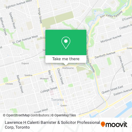 Lawrence H Calenti Barrister & Solicitor Professional Corp map
