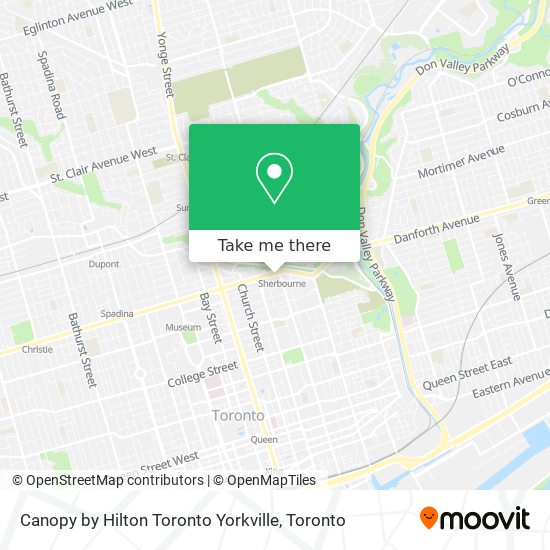 Canopy by Hilton Toronto Yorkville plan
