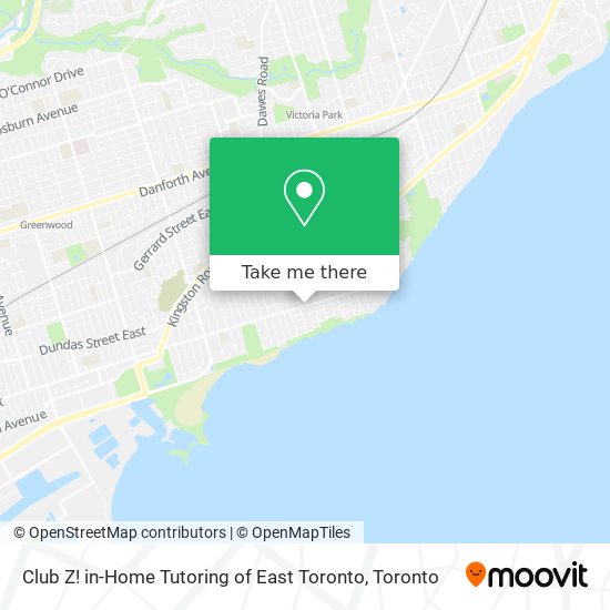 Club Z! in-Home Tutoring of East Toronto plan