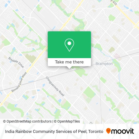 India Rainbow Community Services of Peel map