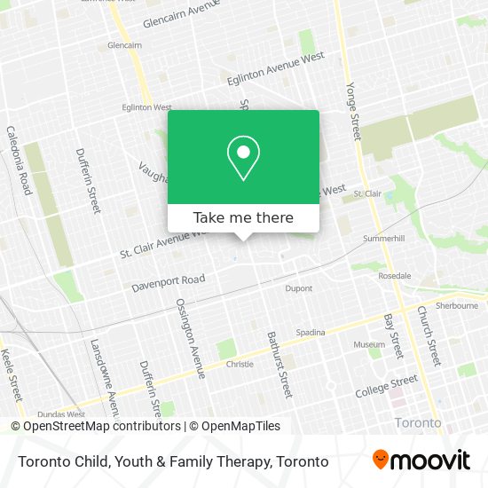 Toronto Child, Youth & Family Therapy plan