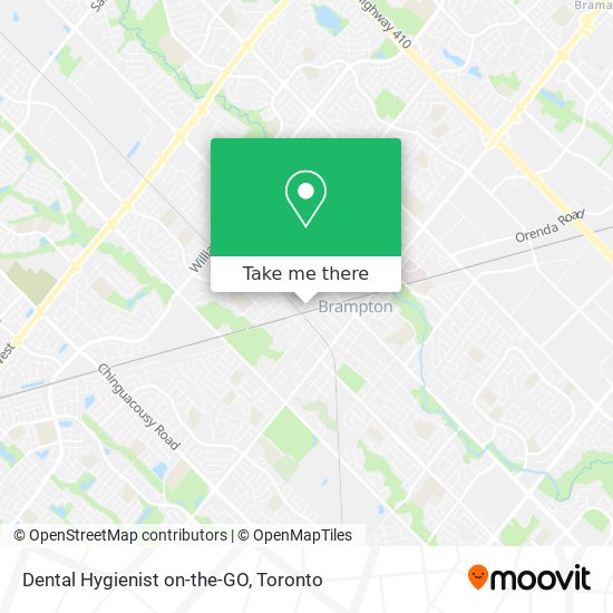 Dental Hygienist on-the-GO map