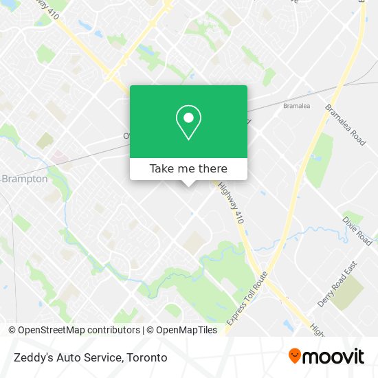 Zeddy's Auto Service map