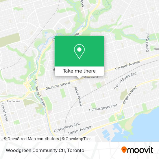 Woodgreen Community Ctr map