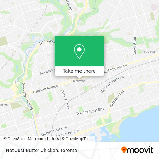 Not Just Butter Chicken map