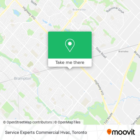 Service Experts Commercial Hvac map