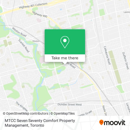 MTCC Seven Seventy Comfort Property Management map