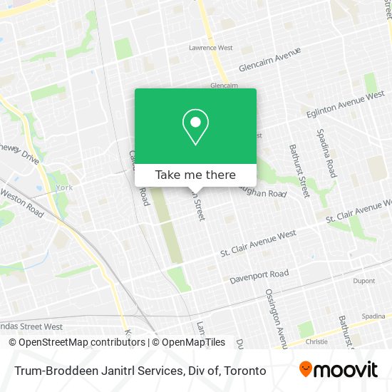 Trum-Broddeen Janitrl Services, Div of map