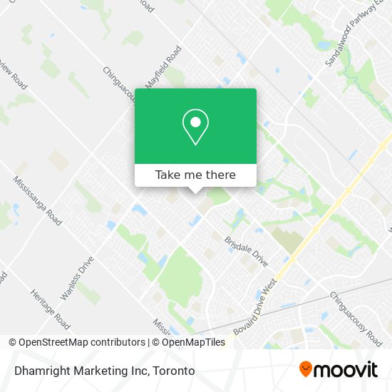 Dhamright Marketing Inc map