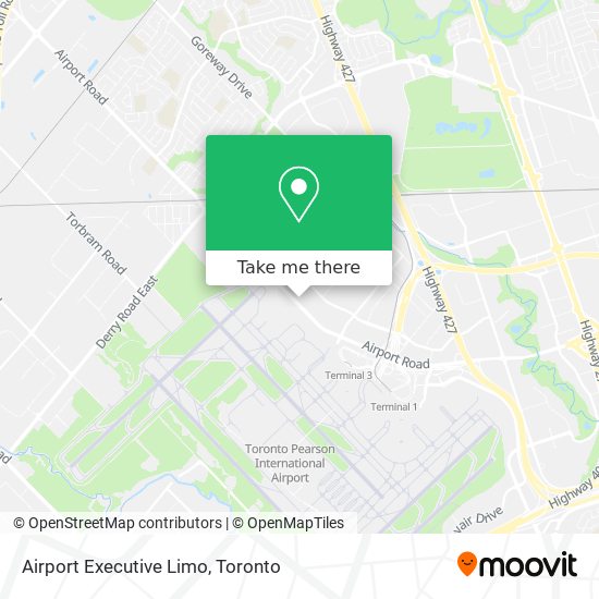 Airport Executive Limo map