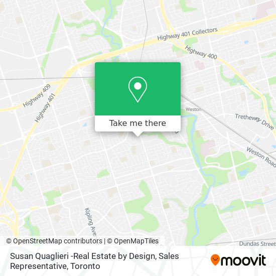 Susan Quaglieri -Real Estate by Design, Sales Representative map
