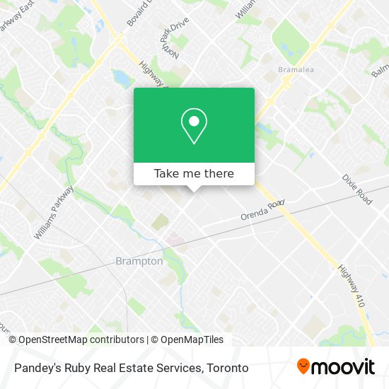 Pandey's Ruby Real Estate Services map