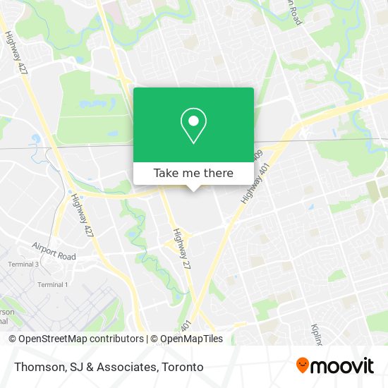 Thomson, SJ & Associates map
