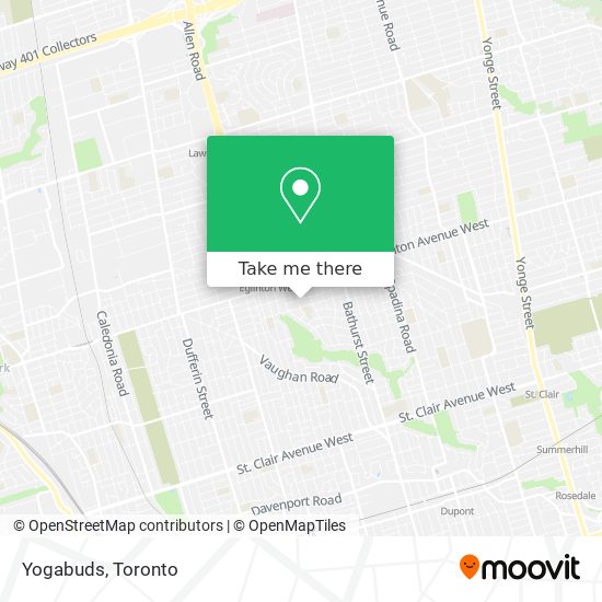 Yogabuds map