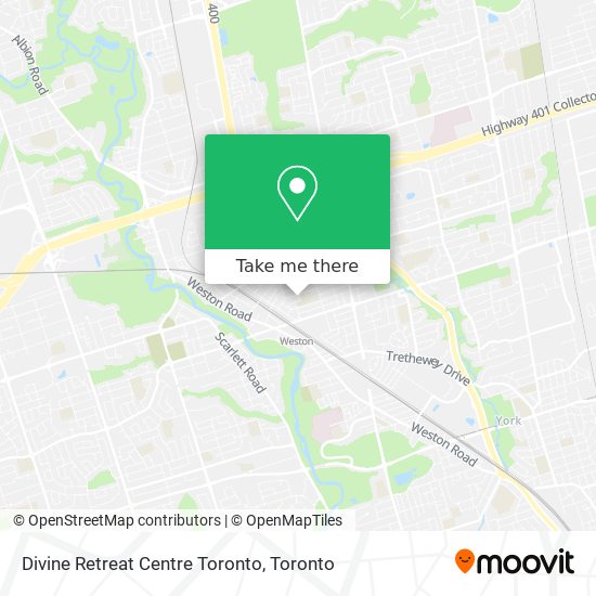 Divine Retreat Centre Toronto map