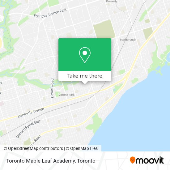 Toronto Maple Leaf Academy map