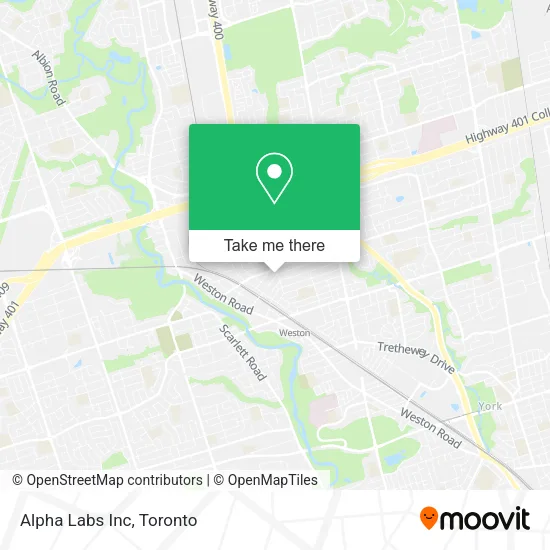 Alpha Labs Inc map