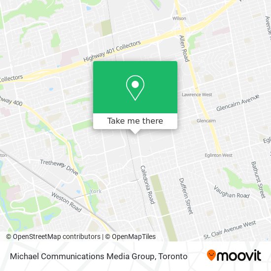 Michael Communications Media Group map