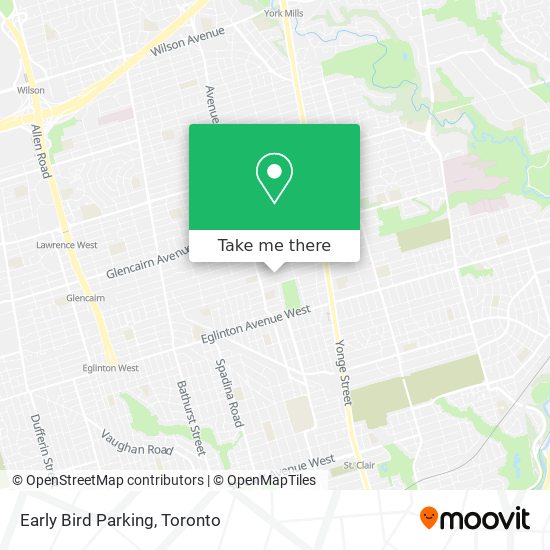 Early Bird Parking plan