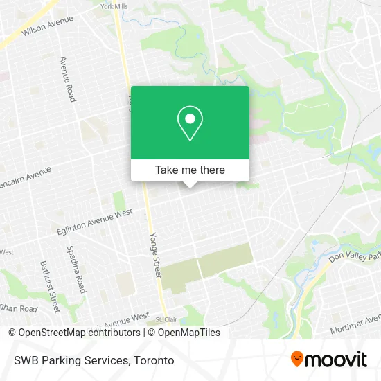 SWB Parking Services map