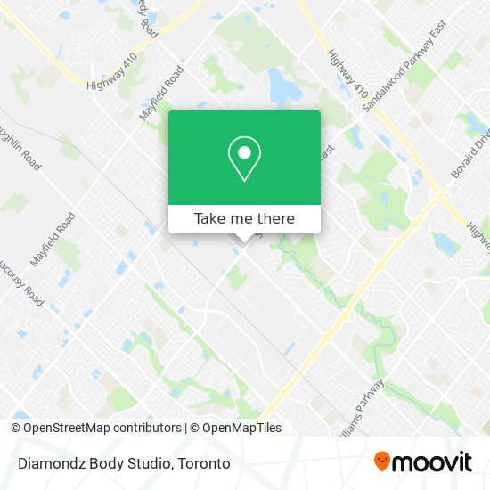 Diamondz Body Studio map