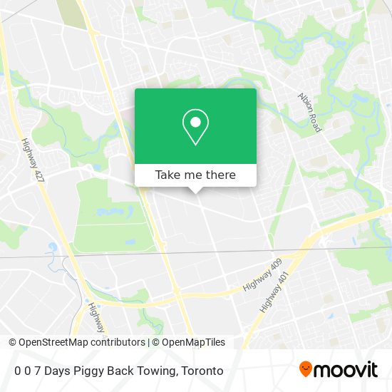 0 0 7 Days Piggy Back Towing map