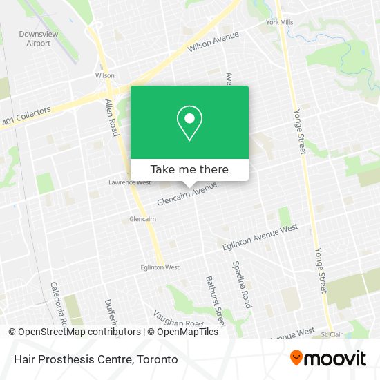 Hair Prosthesis Centre map