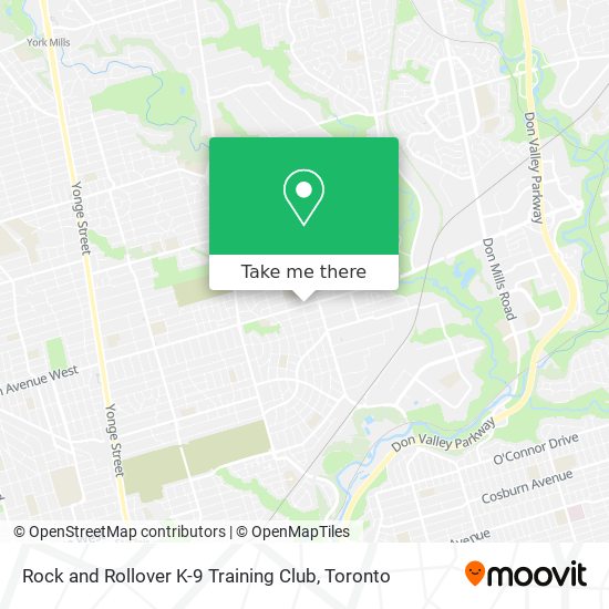 Rock and Rollover K-9 Training Club map