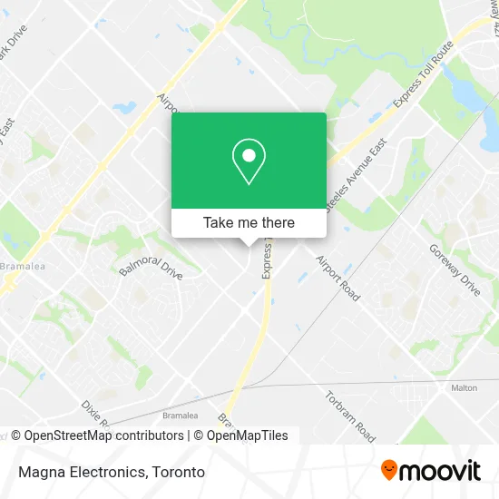 Magna Electronics map