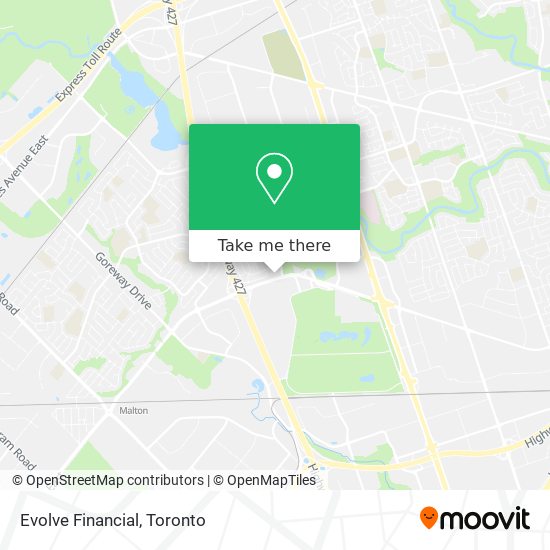 Evolve Financial map